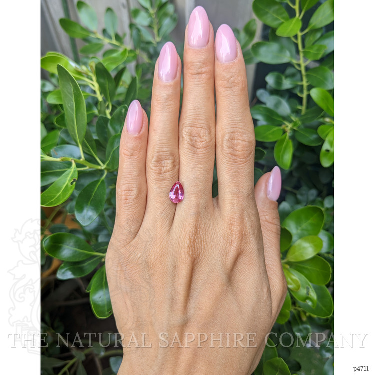 2.08 Ct. Purplish Pink Sapphire from Ceylon (Sri Lanka)