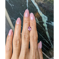 2.01 Ct. Pink Sapphire from Ceylon (Sri Lanka) Life Style
