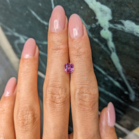 1.11 Ct. Pink Sapphire from Ceylon (Sri Lanka) Life Style