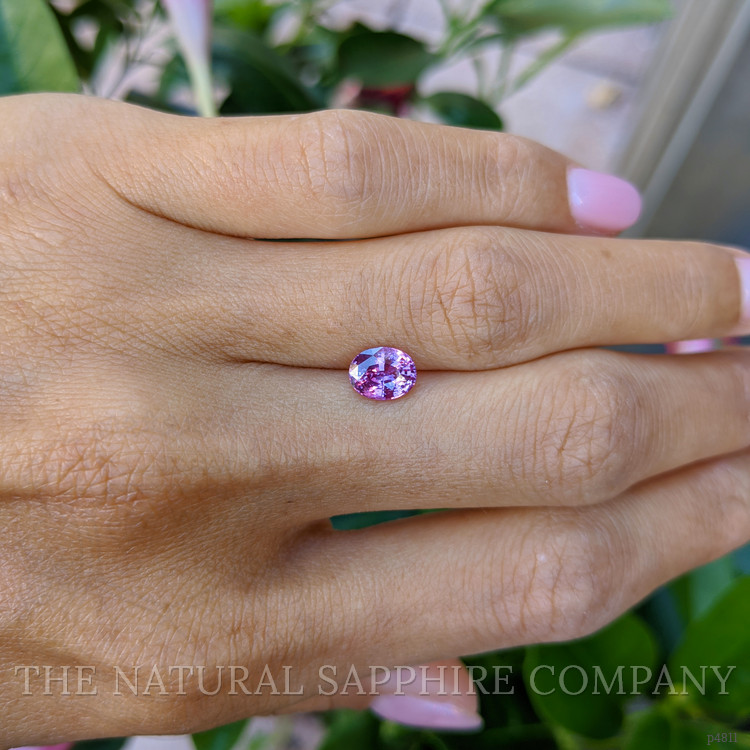 1.37 Ct. Purplish Pink Sapphire from Ceylon (Sri Lanka)