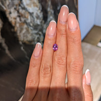 1.08 Ct. Pink Sapphire from Ceylon (Sri Lanka) Life Style