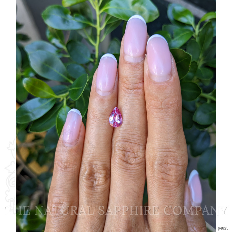 1.24 Ct. Pink Sapphire from Ceylon (Sri Lanka)