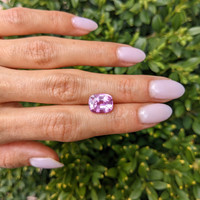 5.13 Ct. Pink Sapphire from Madagascar Life Style