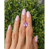 5.13 Ct. Pink Sapphire from Madagascar Life Style