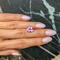 5.13 Ct. Pink Sapphire from Madagascar Life Style
