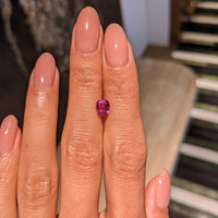 0.99 Ct. Pink Sapphire from Ceylon (Sri Lanka) Life Style