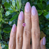 0.99 Ct. Pink Sapphire from Ceylon (Sri Lanka) Life Style