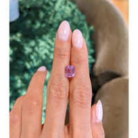 3.33 Ct. Purplish Pink Sapphire from Ceylon (Sri Lanka) Life Style