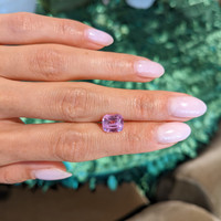 3.33 Ct. Purplish Pink Sapphire from Ceylon (Sri Lanka) Life Style