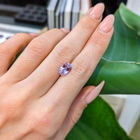 2.41 Ct. Pinkish Purple Sapphire from Ceylon (Sri Lanka) Life Style