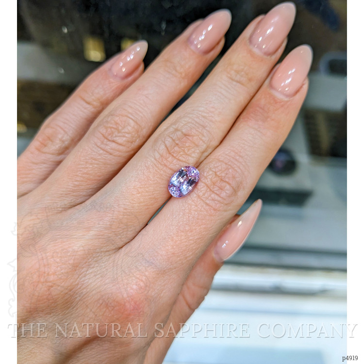 2.41 Ct. Pinkish Purple Sapphire from Ceylon (Sri Lanka)