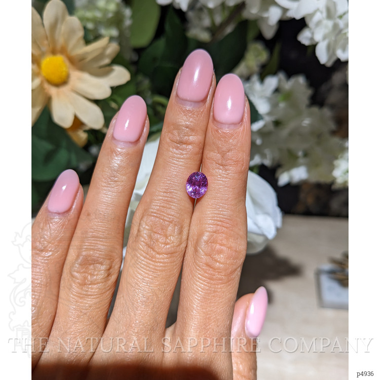 2.12 Ct. Purplish Pink Sapphire from Ceylon (Sri Lanka)
