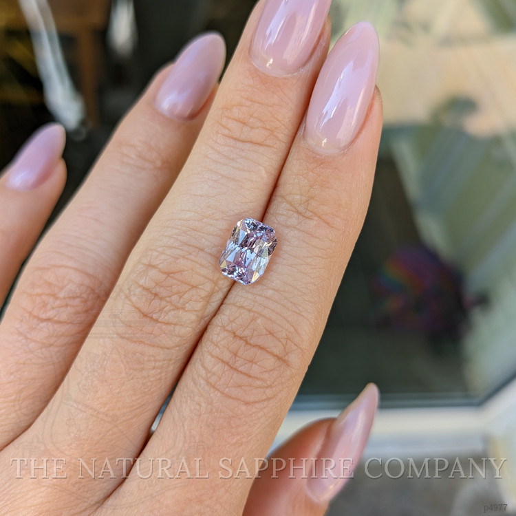 3.57 Ct. Purplish Pink Sapphire from Ceylon (Sri Lanka)