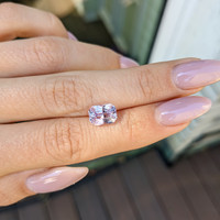 3.57 Ct. Purplish Pink Sapphire from Ceylon (Sri Lanka) Life Style