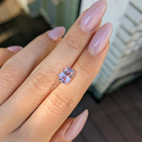 3.57 Ct. Purplish Pink Sapphire from Ceylon (Sri Lanka) Life Style