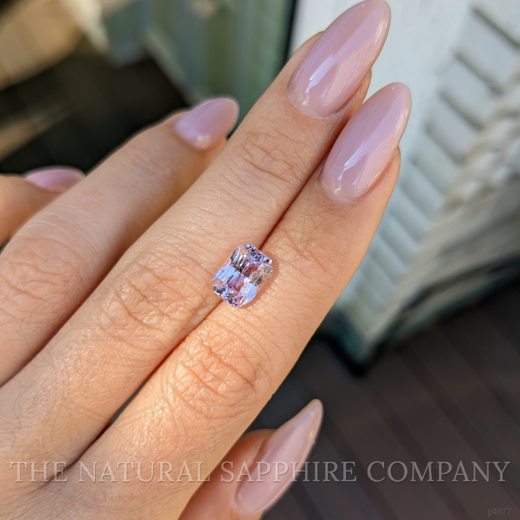 3.57 Ct. Purplish Pink Sapphire from Ceylon (Sri Lanka)