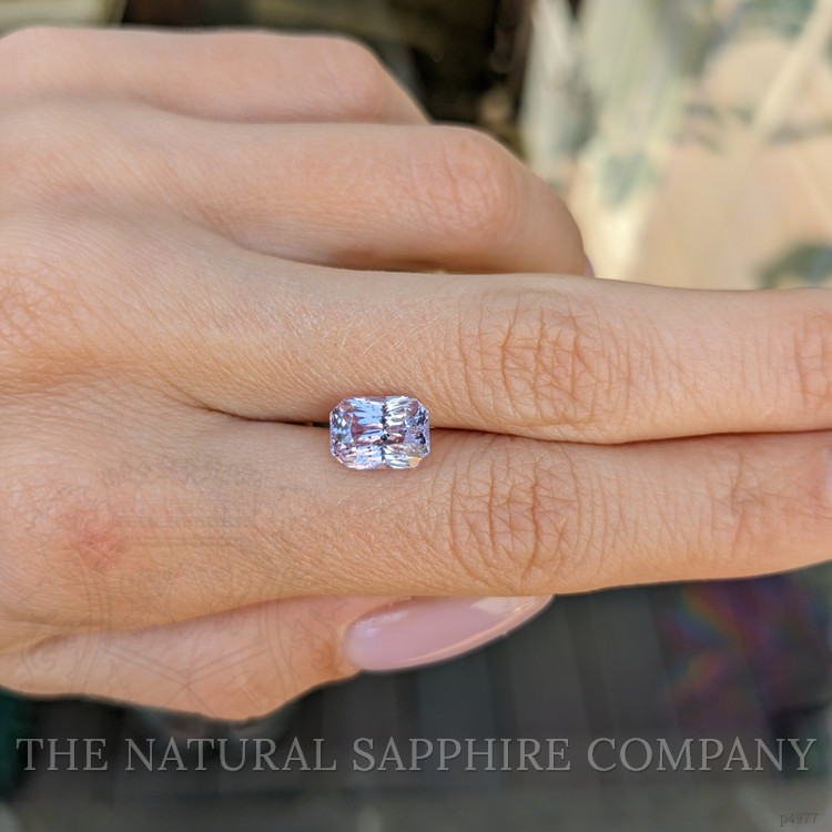 3.57 Ct. Purplish Pink Sapphire from Ceylon (Sri Lanka)