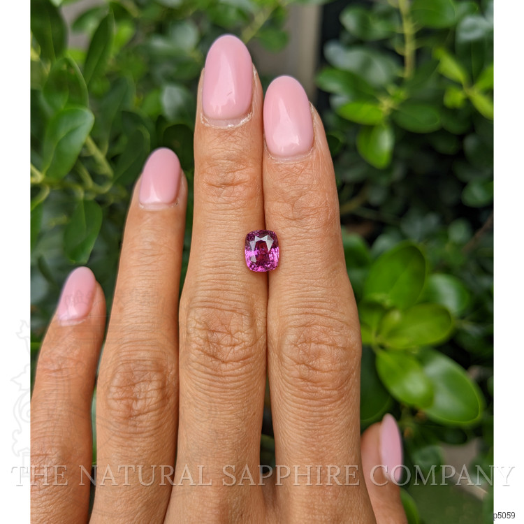 2.38 Ct. Purplish Pink Sapphire from Ceylon (Sri Lanka)