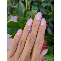 1.11 Ct. Purplish Pink Sapphire from Ceylon (Sri Lanka) Life Style