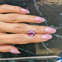 3.98 Ct. Pink Sapphire from Madagascar Life Style
