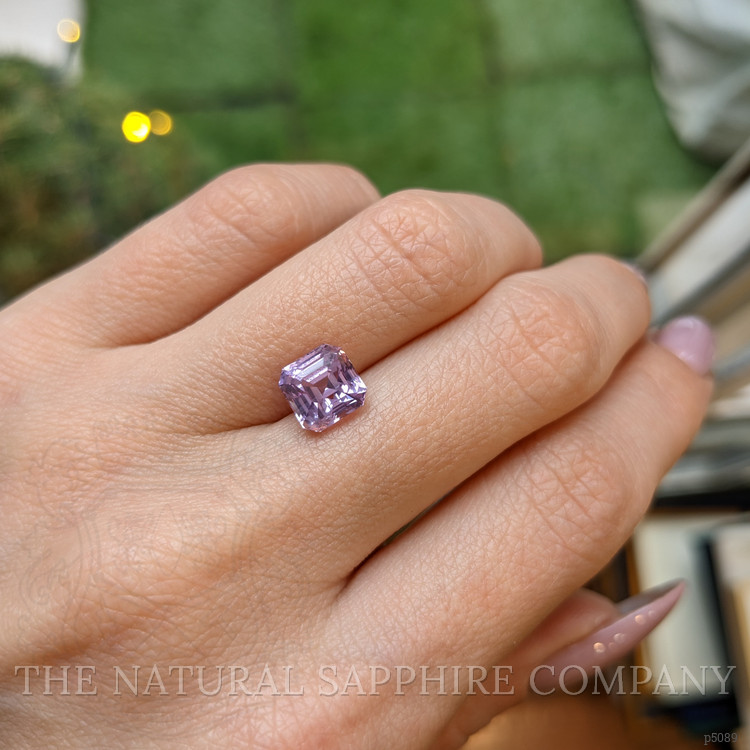 3.04 Ct. Purplish Pink Sapphire from Ceylon (Sri Lanka)