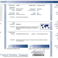 2.23 Ct. Pink Sapphire from Madagascar Scan Report