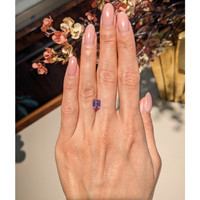 1.88 Ct. Purplish Pink Sapphire from Ceylon (Sri Lanka) Life Style