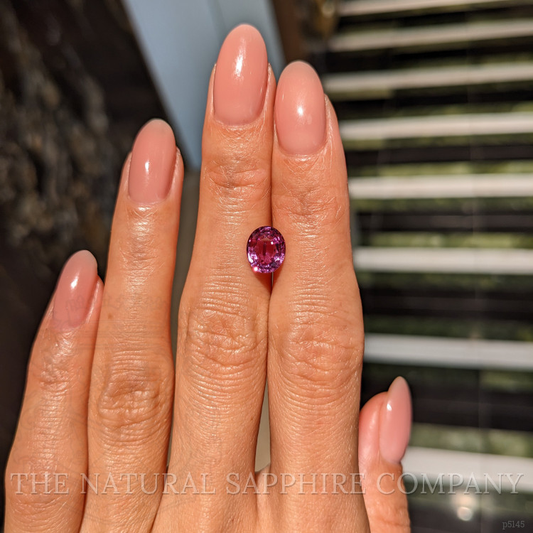 1.97 Ct. Purplish Pink Sapphire from Ceylon (Sri Lanka)