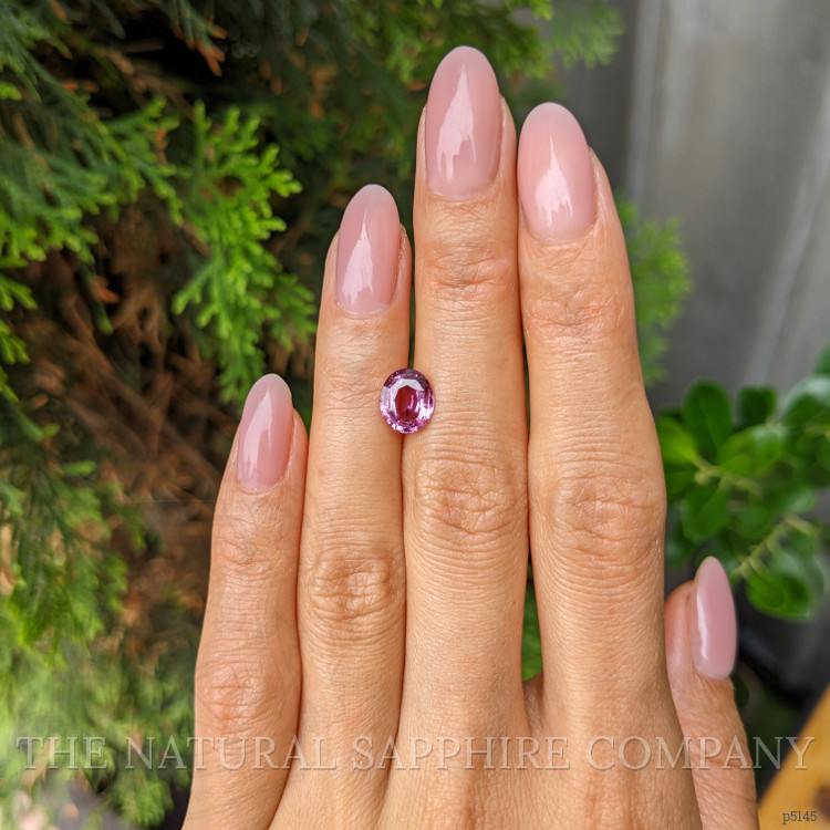 1.97 Ct. Purplish Pink Sapphire from Ceylon (Sri Lanka)