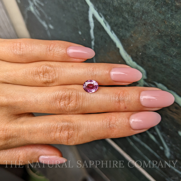 1.97 Ct. Purplish Pink Sapphire from Ceylon (Sri Lanka)