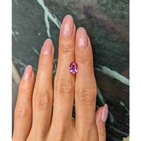 2.06 Ct. Pink Sapphire from Ceylon (Sri Lanka) Life Style