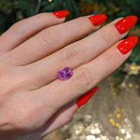 4.07 Ct. Pink Sapphire from Madagascar Life Style