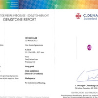 4.52 Ct. Sapphire from Madagascar Scan Report