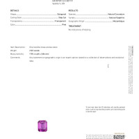 2.02 Ct. Pink Sapphire from Mozambique Scan Report
