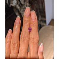 1.44 Ct. Purplish Pink Sapphire from Ceylon (Sri Lanka) Life Style