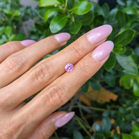 1.05 Ct. Pinkish Purple Sapphire from Ceylon (Sri Lanka) Life Style