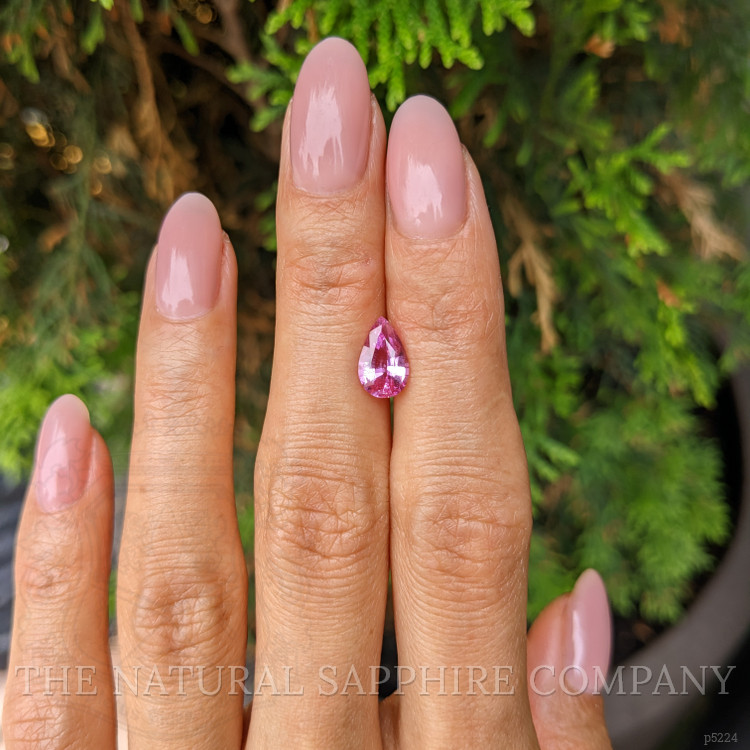 1.66 Ct. Pink Sapphire from Ceylon (Sri Lanka)