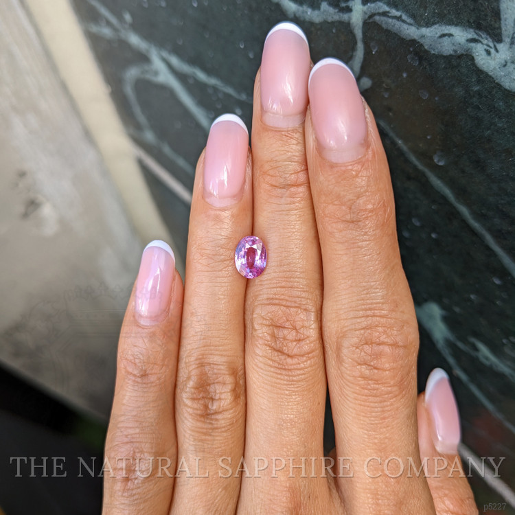 1.41 Ct. Purplish Pink Sapphire from Ceylon (Sri Lanka)