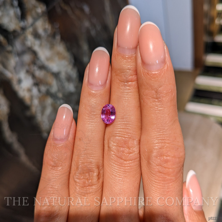 1.41 Ct. Purplish Pink Sapphire from Ceylon (Sri Lanka)