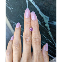 1.32 Ct. Pink Sapphire from Ceylon (Sri Lanka) Life Style