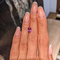 1.47 Ct. Pink Sapphire from Ceylon (Sri Lanka) Life Style