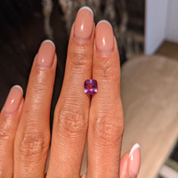 1.58 Ct. Purplish Pink Sapphire from Madagascar Life Style