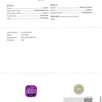6.15 Ct. Sapphire from Ceylon (Sri Lanka) Scan Report