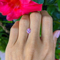 1.10 Ct. Pink Sapphire from Ceylon (Sri Lanka) Life Style