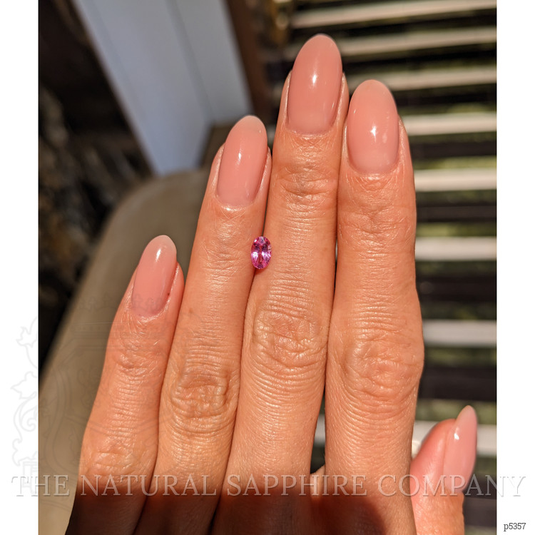 0.53 Ct. Pink Sapphire from Ceylon (Sri Lanka)