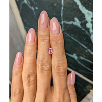 0.66 Ct. Pink Sapphire from Ceylon (Sri Lanka) Life Style