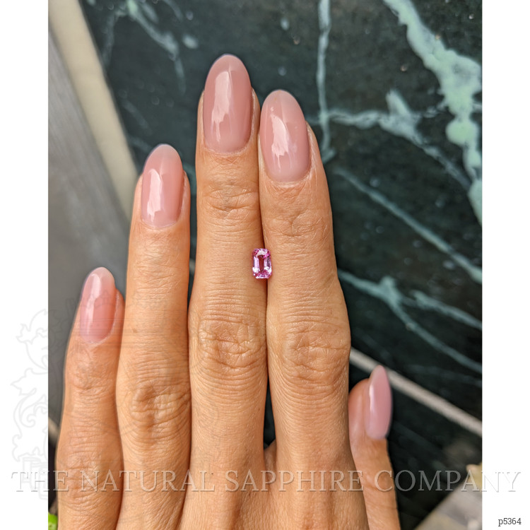 0.66 Ct. Pink Sapphire from Ceylon (Sri Lanka)