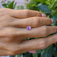 1.21 Ct. Pink Sapphire from Madagascar Life Style