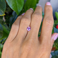 1.21 Ct. Pink Sapphire from Madagascar Life Style