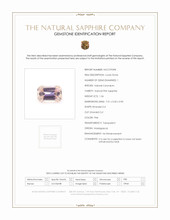 1.56 Ct. Pink Sapphire from Madagascar Scan Report